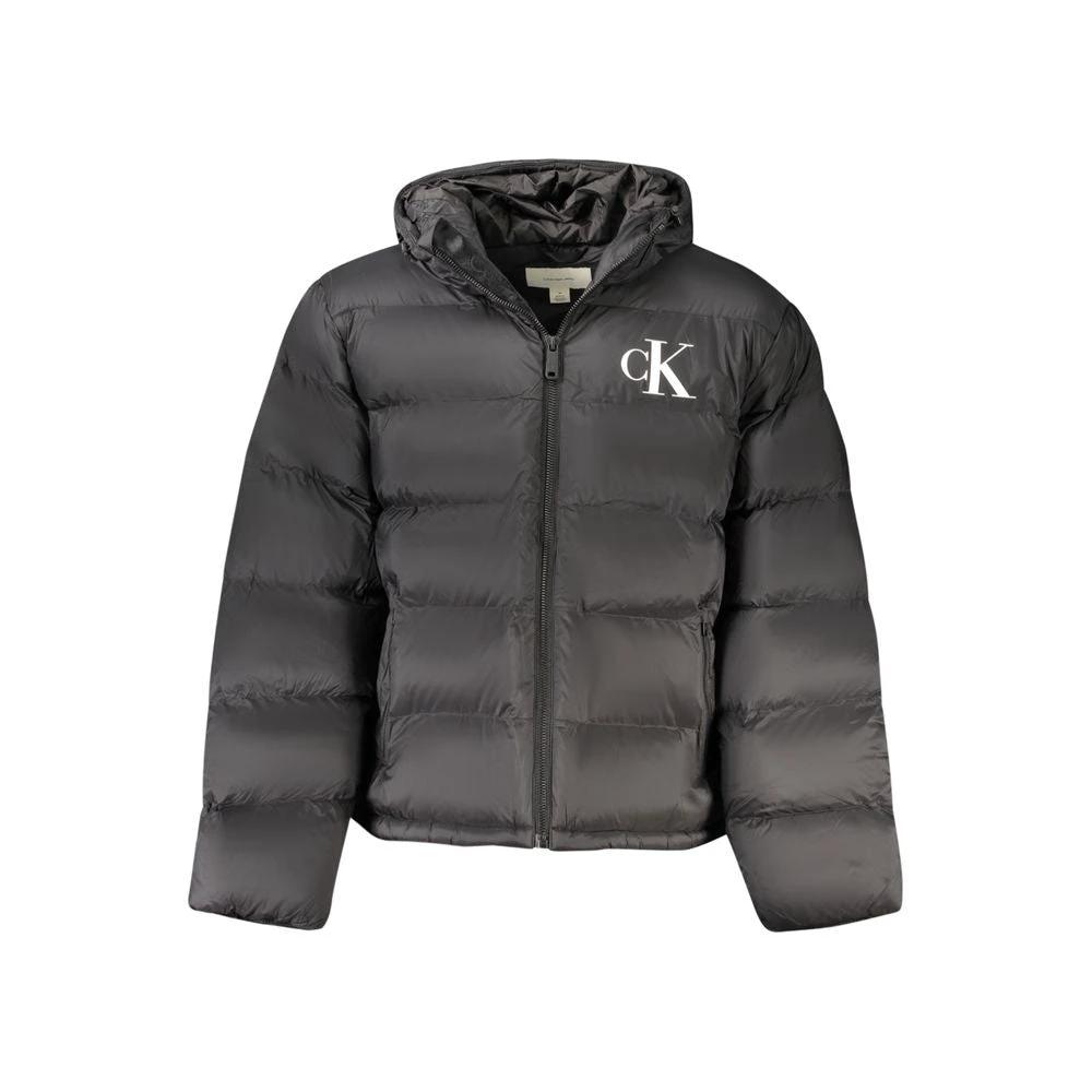 Calvin Klein Black Poliammide Men's Jacket Calvin Klein