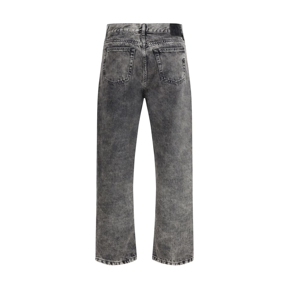 PINKO Jean en coton gris denim