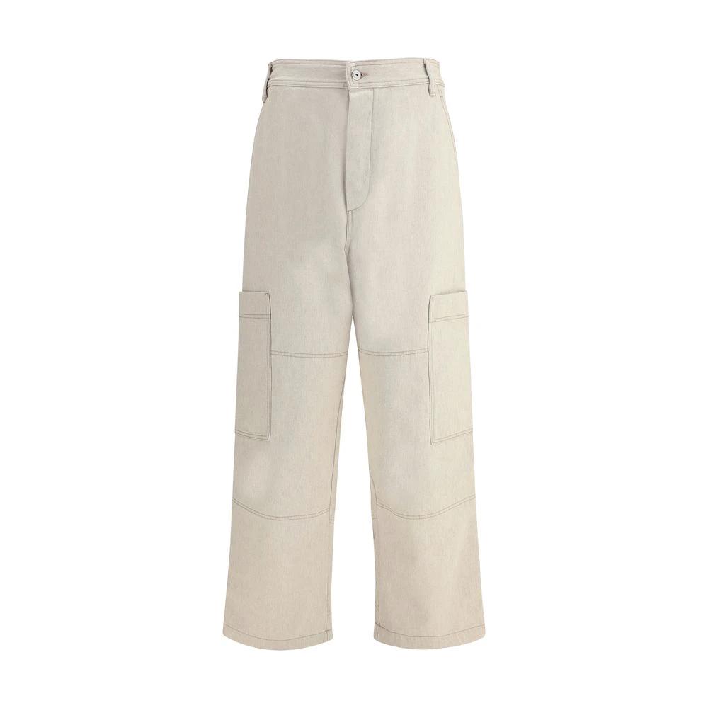 Jacquemus Beige Cotton Jeans Denim by Jacquemus