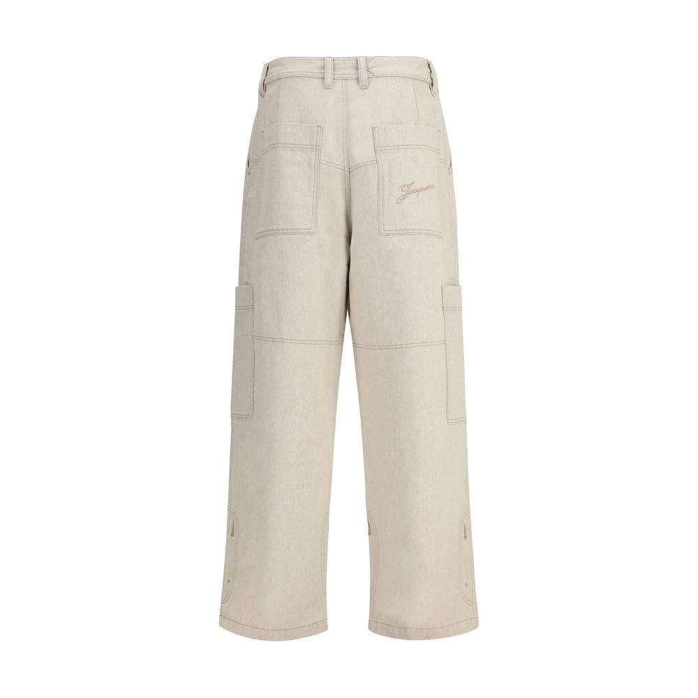 Jacquemus Beige Cotton Jeans Denim by Jacquemus