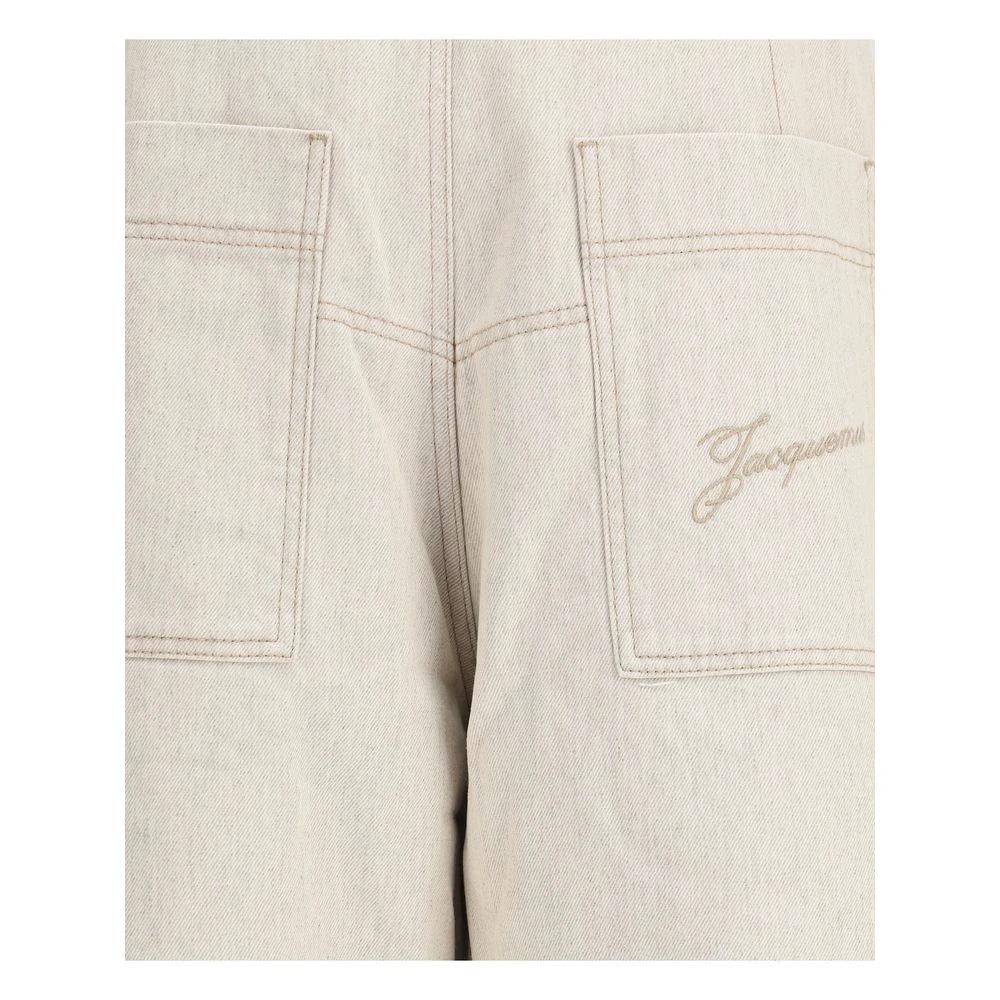 Jacquemus Beige Cotton Jeans Denim by Jacquemus