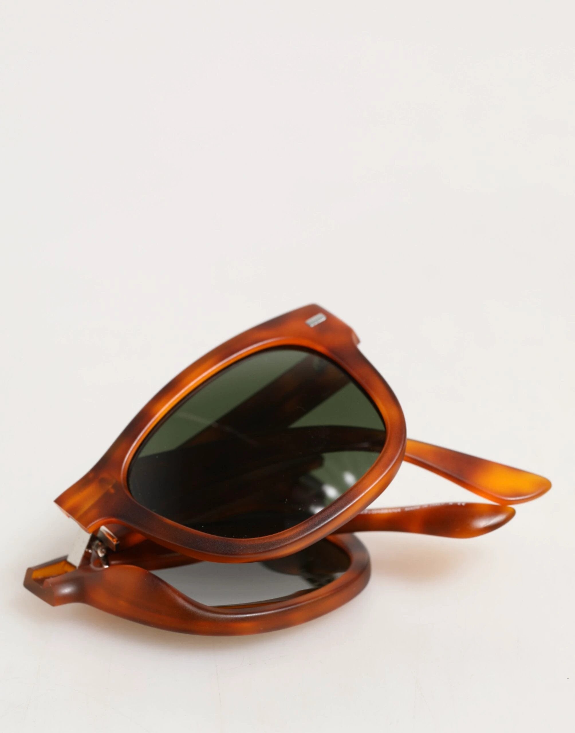 Dolce & Gabbana DG6089 Havana Full Rim Round Lenses Foldable Sunglasses by Dolce & Gabbana