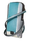 Dolce & Gabbana Blue Leather Cross Body Neck Strap Card Slot Phone Pocket by Dolce & Gabbana