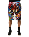 Dolce & Gabbana Multicolor Captain Sicily Men Bermuda Shorts by Dolce & Gabbana