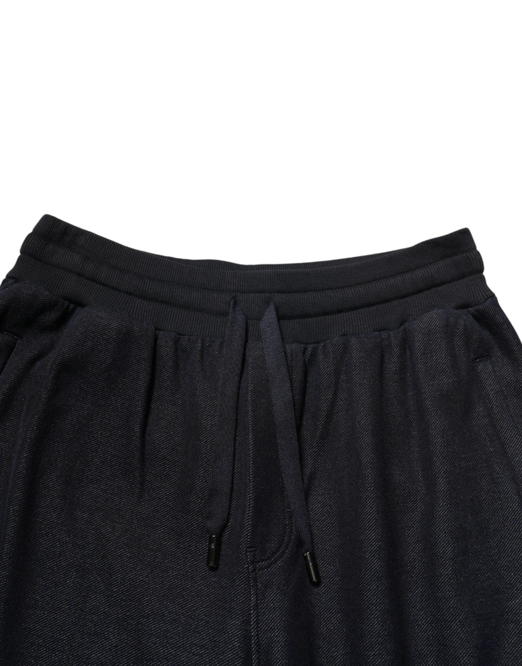 Dolce & Gabbana Black Cotton Blend Drawstring Jogger Jogger Pants by Dolce & Gabbana