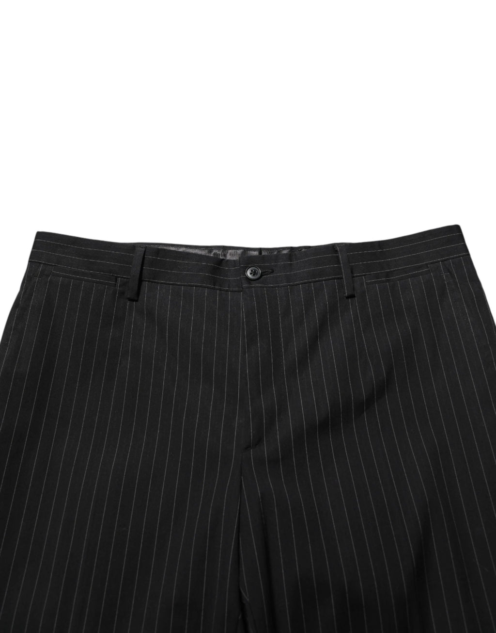 Dolce & Gabbana Black Striped Dress Formal Men Trouser Pants by Dolce & Gabbana