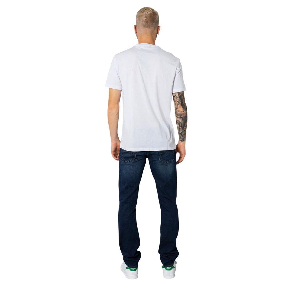 Armani Exchange White Cotton T-Shirt by Armani Exchange