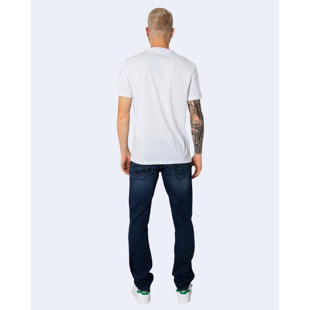 Armani Exchange White Cotton T-Shirt by Armani Exchange