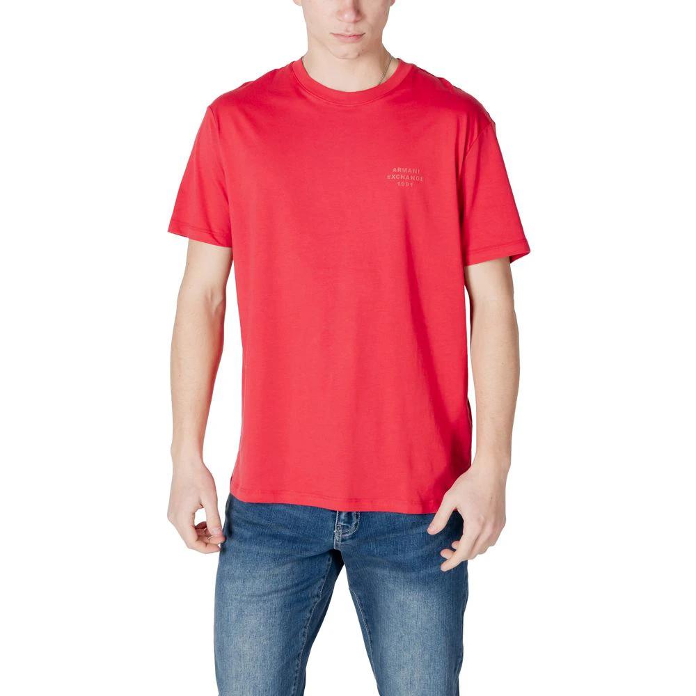 Armani Exchange Red Cotton Sportswear by Armani Exchange