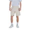EA7 Emporio Armani Beige Cotton Bermuda Shorts