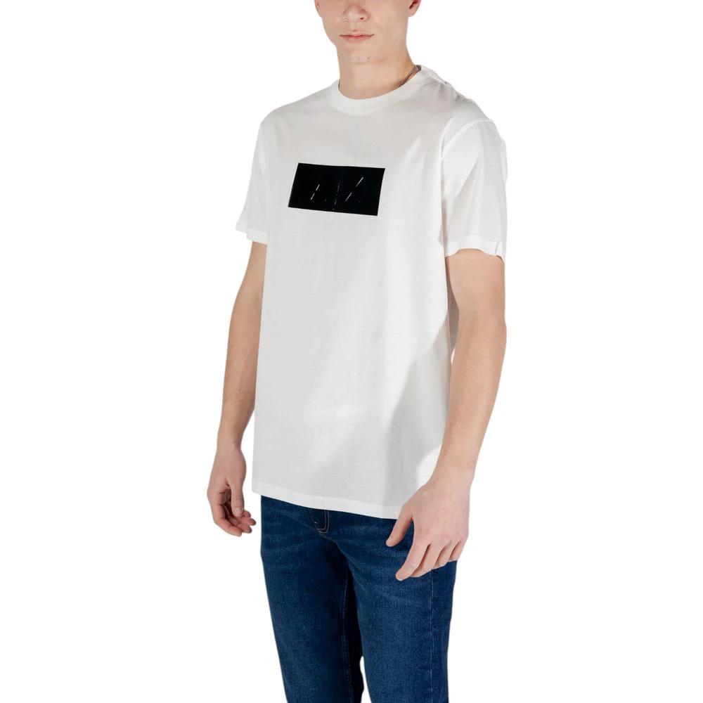 Armani Exchange White Cotton T-Shirt by Armani Exchange