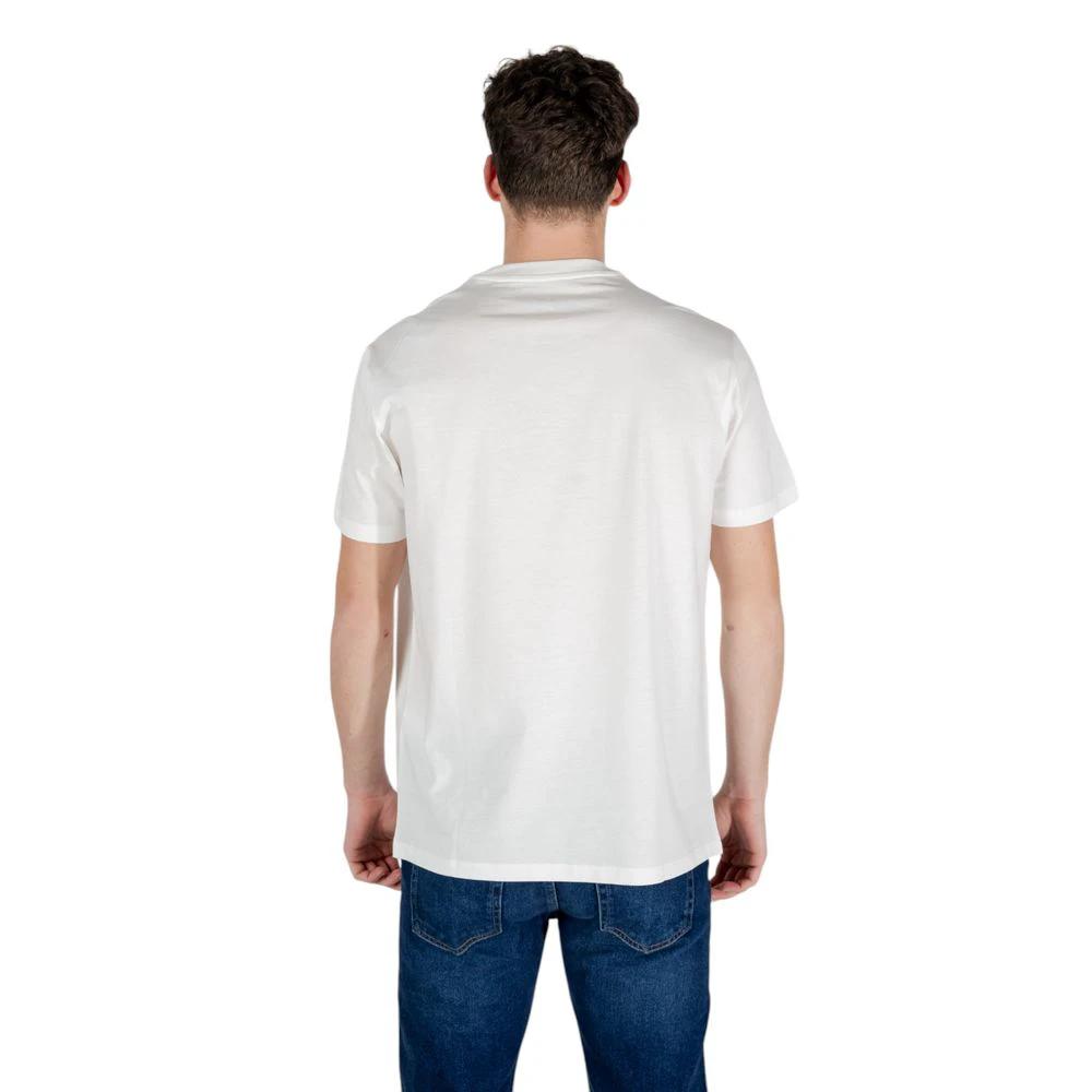 Armani Exchange White Cotton T-Shirt by Armani Exchange