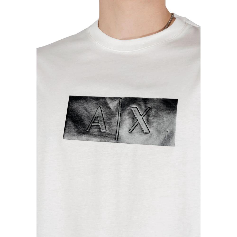 Armani Exchange White Cotton T-Shirt by Armani Exchange