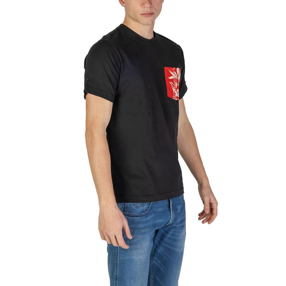 Replay Black Cotton T-Shirt by Replay