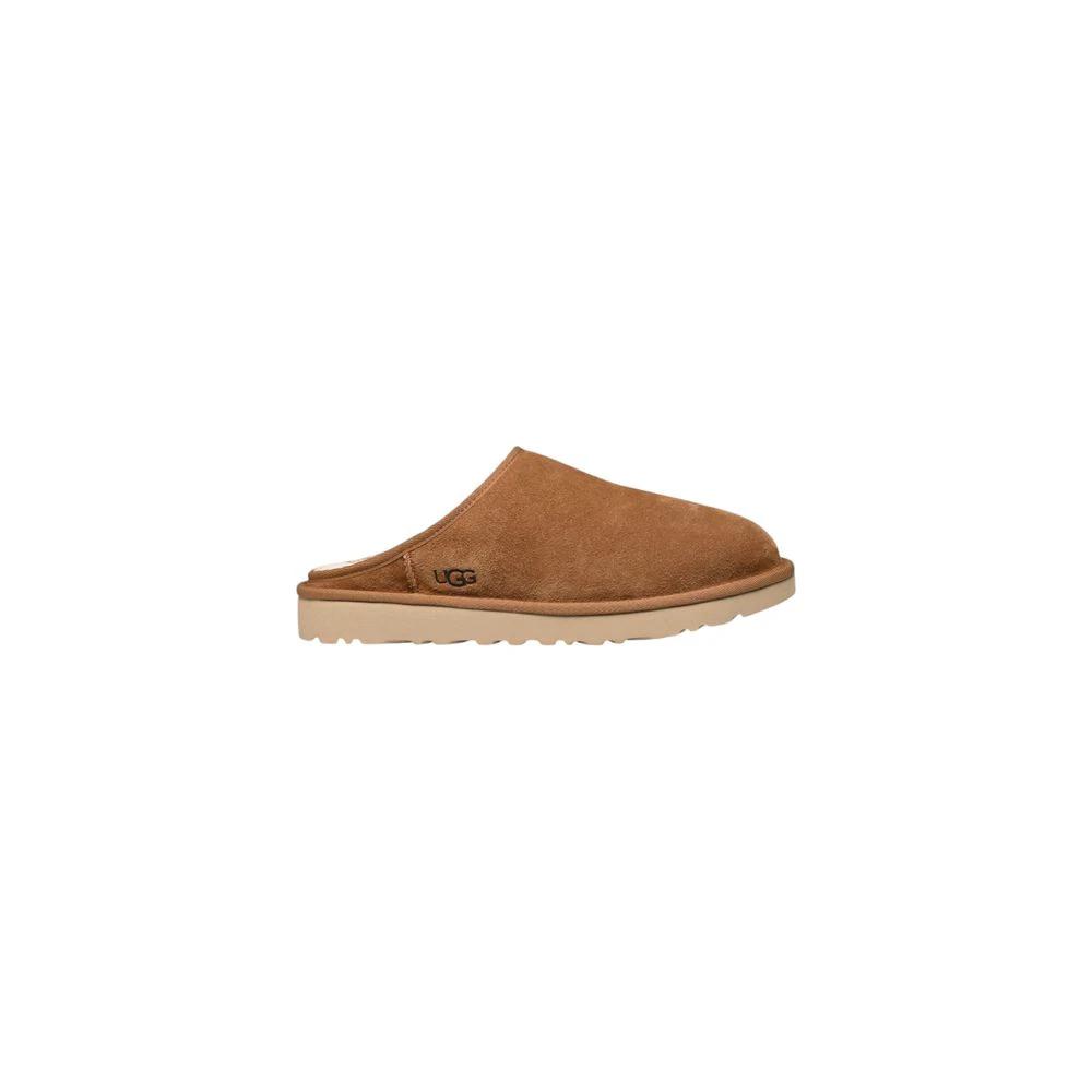 UGG Beige Suede Leather Clogs by UGG