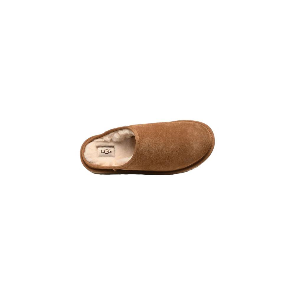 UGG Beige Suede Leather Clogs by UGG