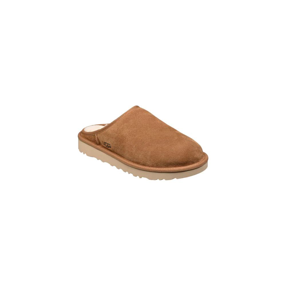 UGG Beige Suede Leather Clogs by UGG