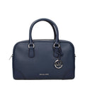 Sac à main en cuir bleu Michael Kors