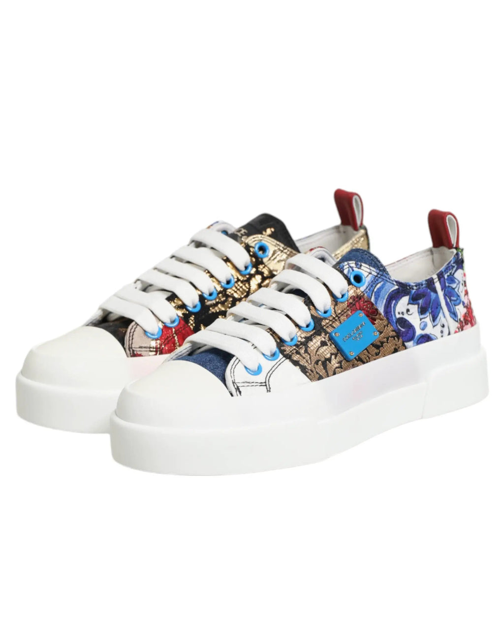 Baskets basses Dolce &amp; Gabbana multicolores patchwork