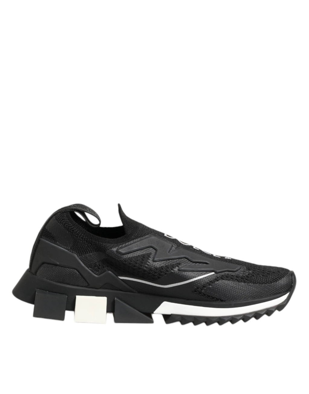 Dolce & Gabbana Black SORRENTO Sport Stretch Sneakers Shoes by Dolce & Gabbana