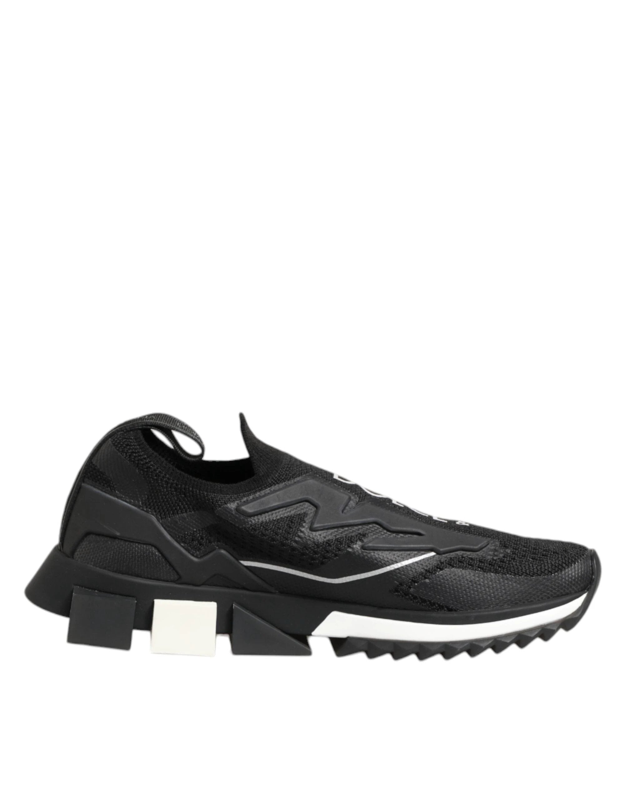 Dolce & Gabbana Black SORRENTO Sport Stretch Sneakers Shoes by Dolce & Gabbana