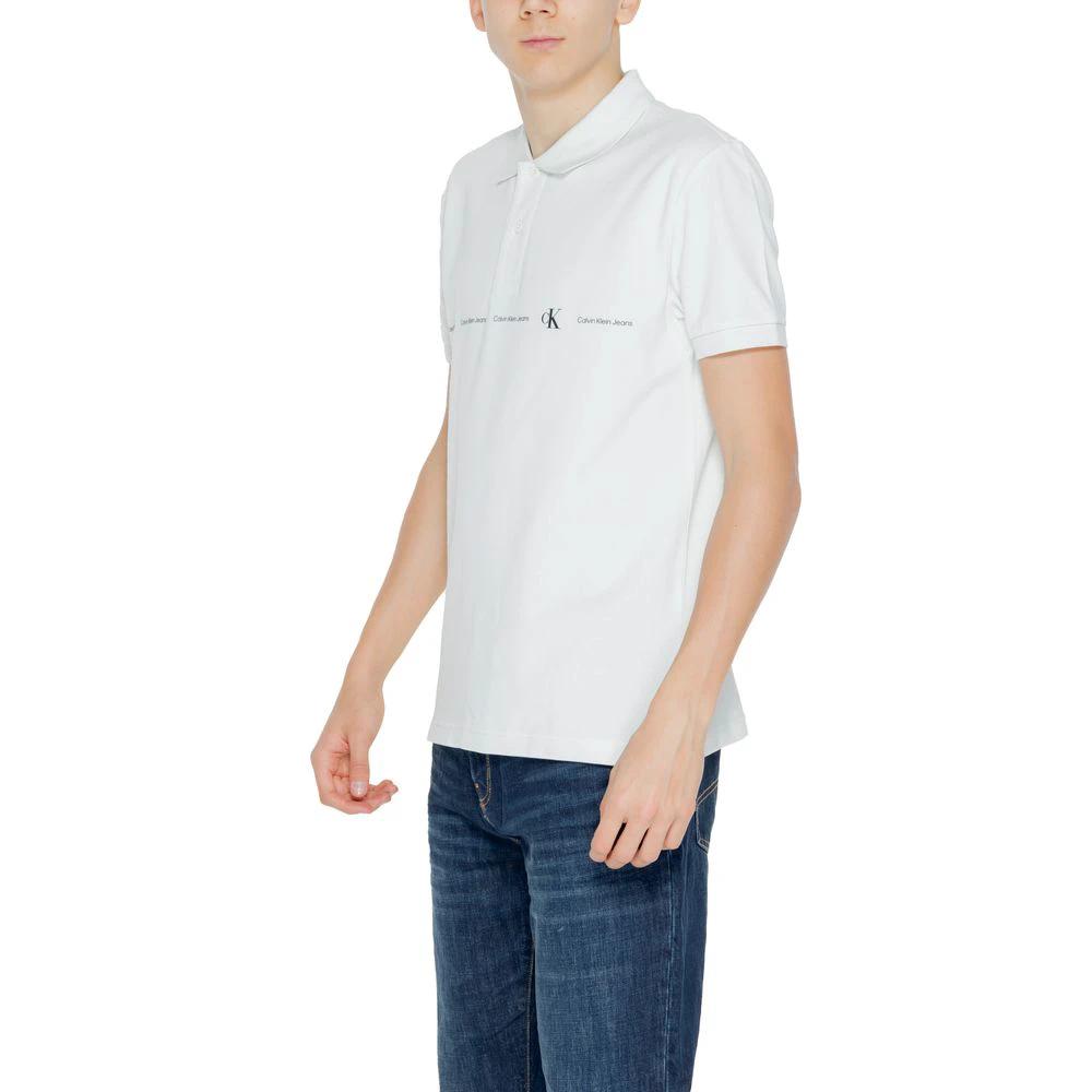 Calvin Klein Jeans Green Cotton Polo Shirt by Calvin Klein Jeans