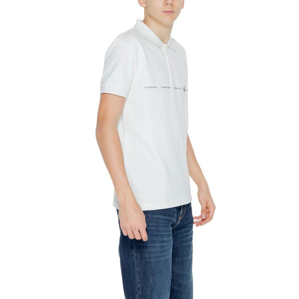 Calvin Klein Jeans Green Cotton Polo Shirt by Calvin Klein Jeans