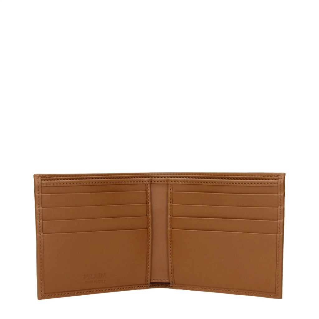Prada Brown Fabric Wallet