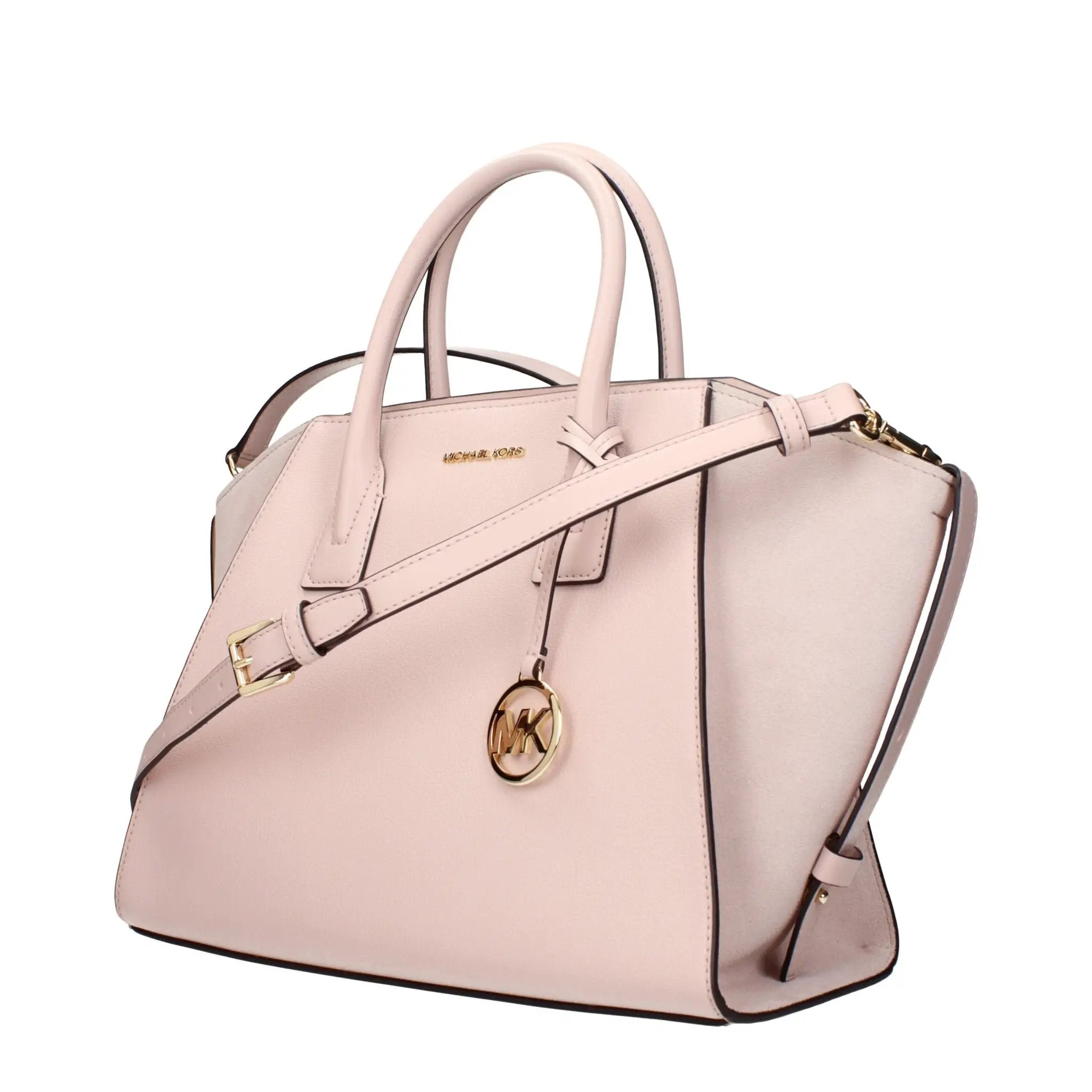 Sac à main en cuir rose Michael Kors