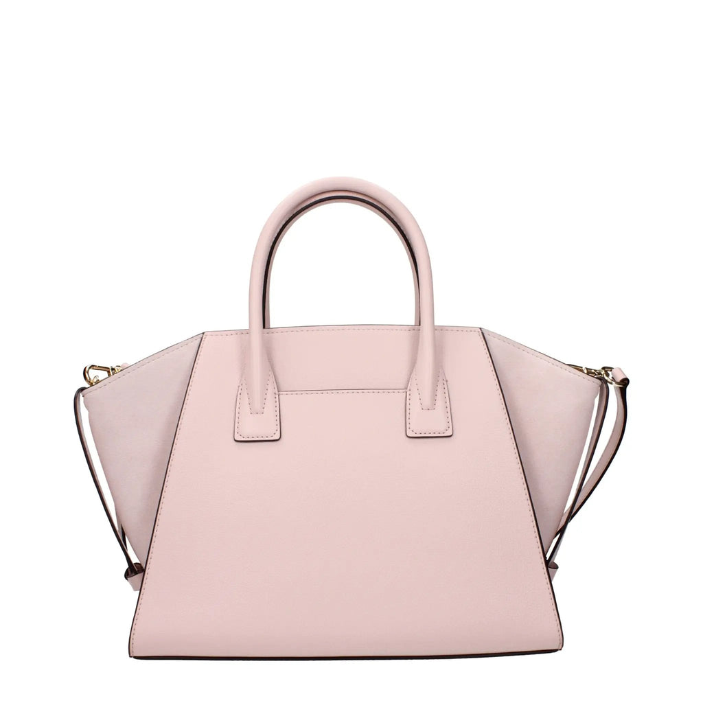 Sac à main en cuir rose Michael Kors