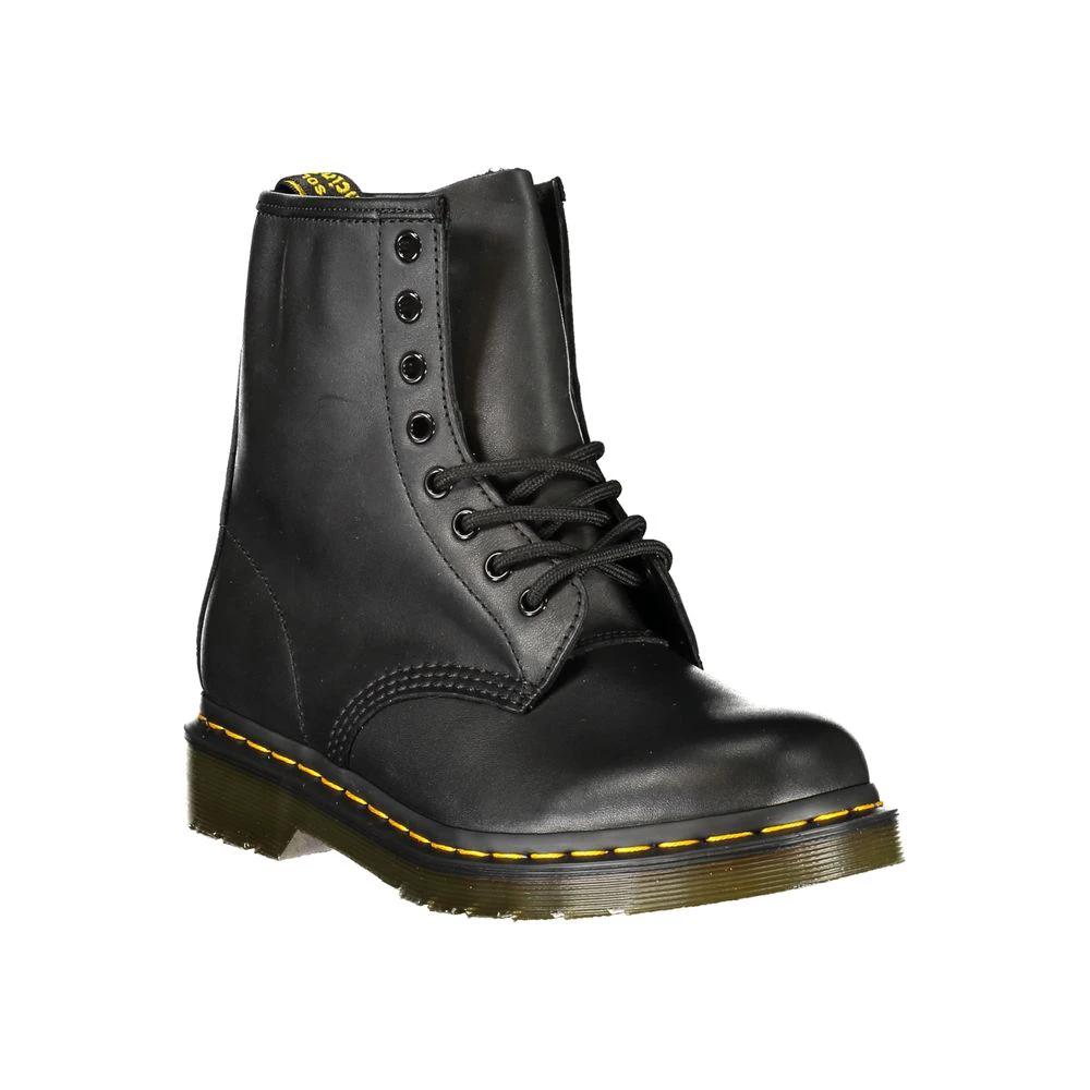 Dr. Martens Black Leather Unisex Ankle Boot