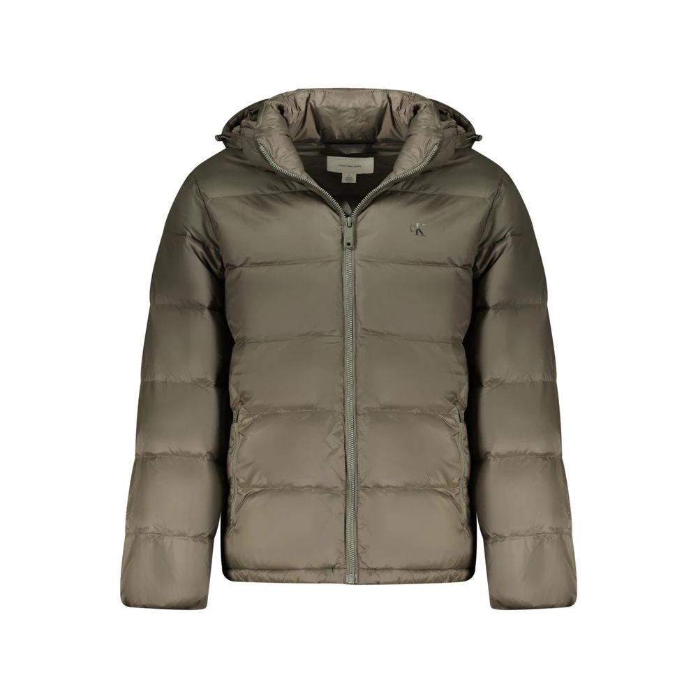 Calvin Klein Marrone Poliammide Men's Jacket Calvin Klein