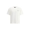T-shirt en coton blanc Représente