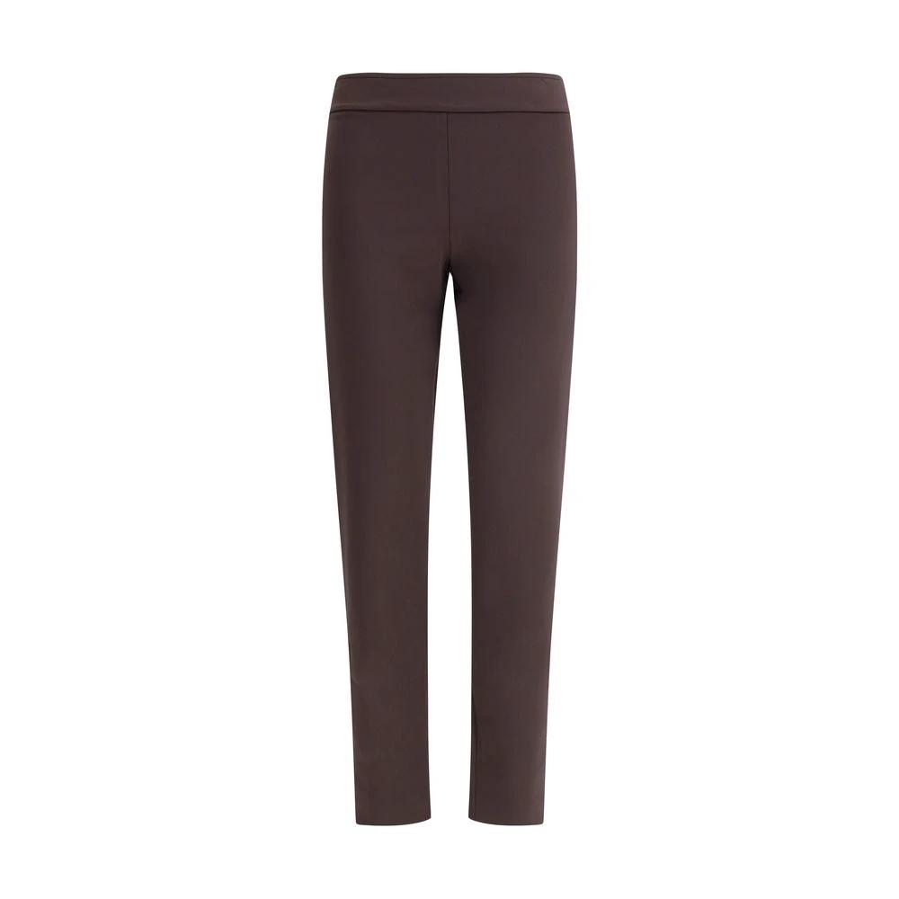Pantalon en polyamide marron Avenue Montaigne