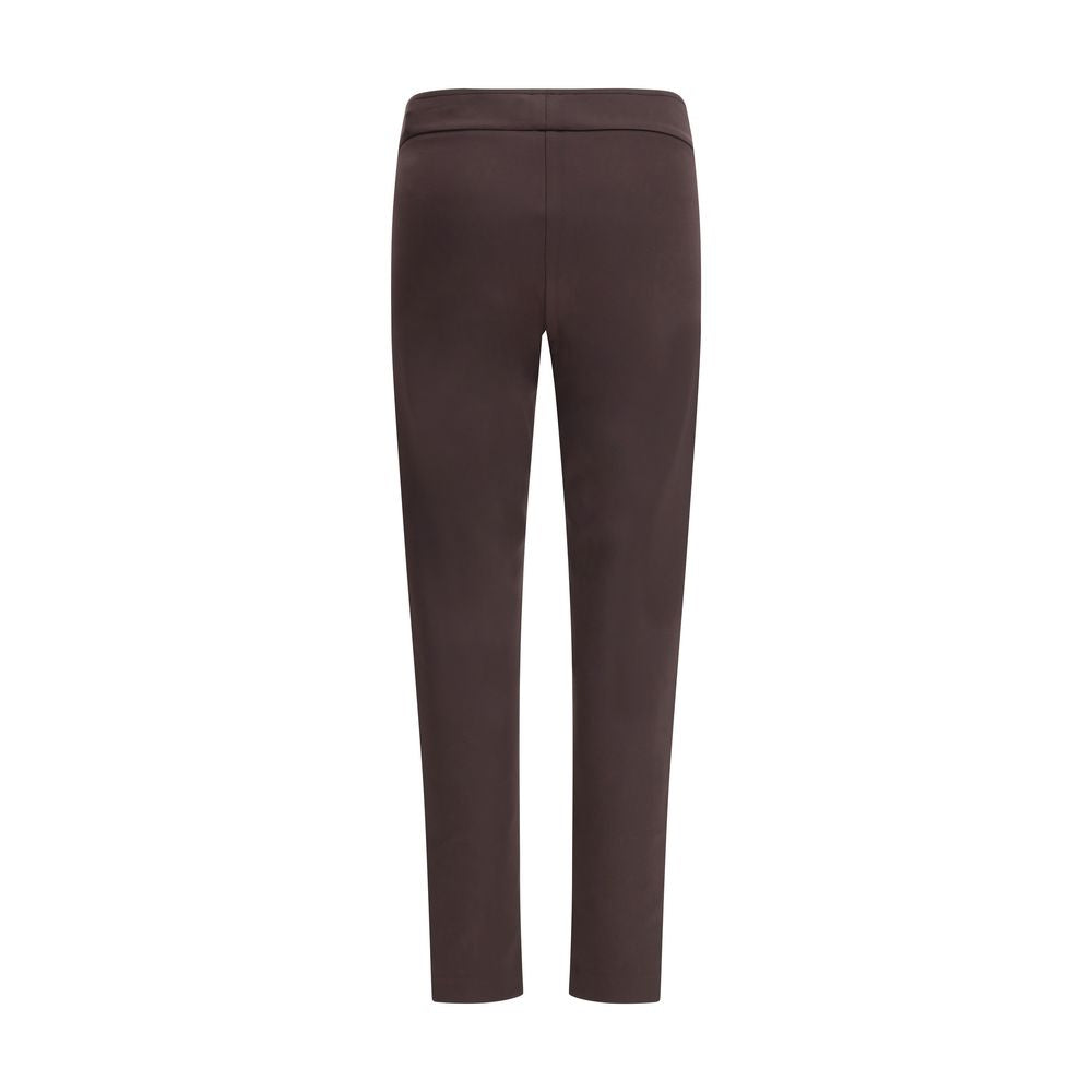 Pantalon en polyamide marron Avenue Montaigne