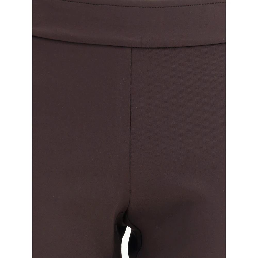 Pantalon en polyamide marron Avenue Montaigne