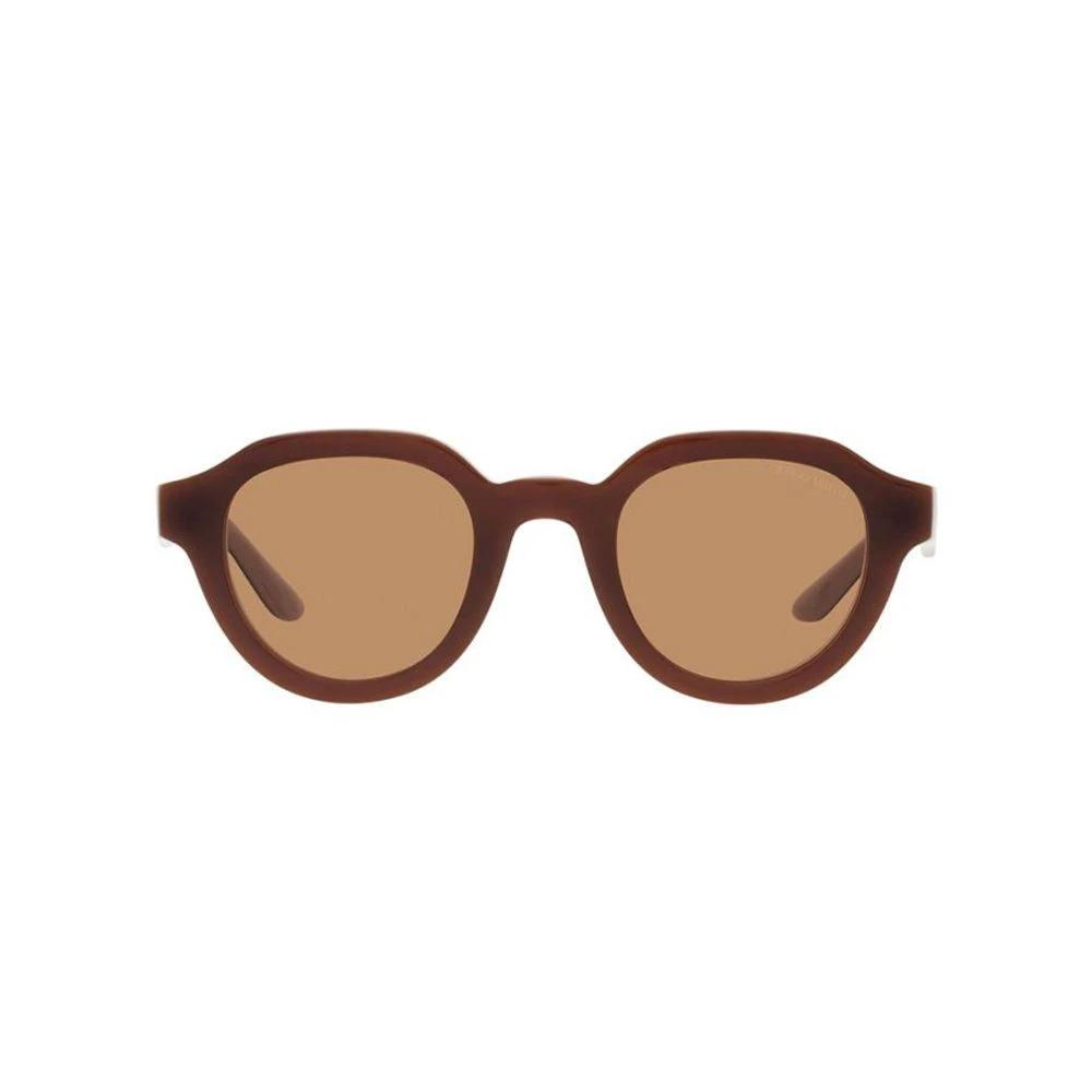 Giorgio Armani Brown Acetate Sunglasses by Giorgio Armani