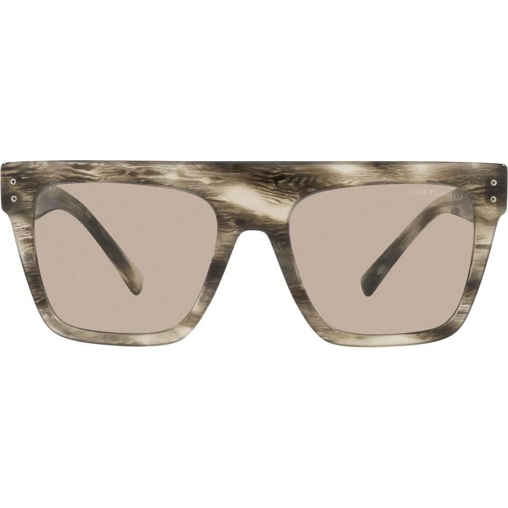 Giorgio Armani Brown Acetate Sunglasses by Giorgio Armani