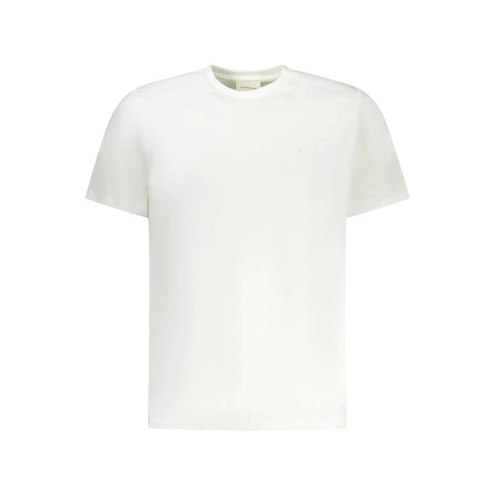 Calvin Klein Bianco Cotton Men T-Shirt Calvin Klein