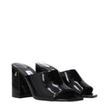 Sandales compensées en cuir noir pour femme – Talons de luxe Jimmy Choo