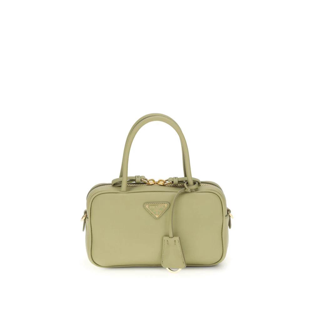 Prada Bicolor Calf Leather Bos Taurus Handbag by Prada