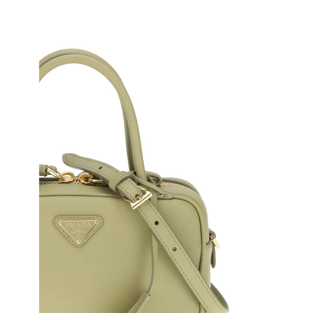 Prada Bicolor Calf Leather Bos Taurus Handbag by Prada