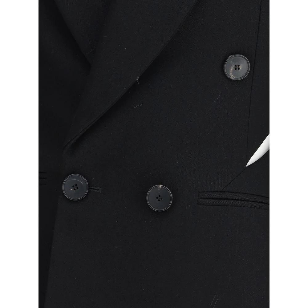 Givenchy Black Wool Jackets And Coat by Givenchy