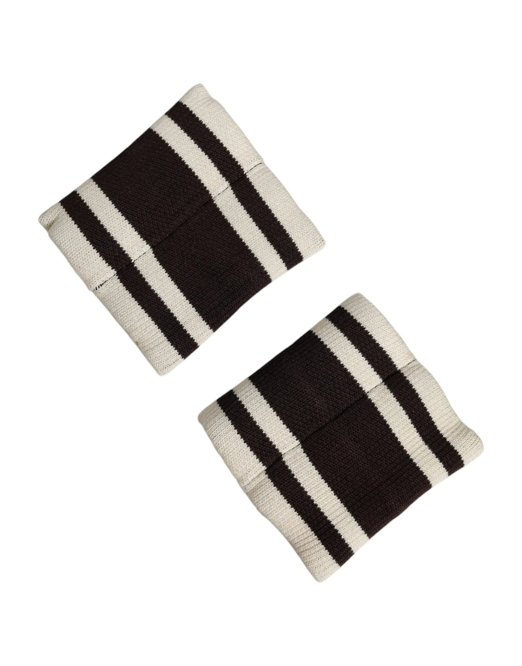 Dolce & Gabbana Black White DG Logo Cotton 1 Pair Wristband by Dolce & Gabbana