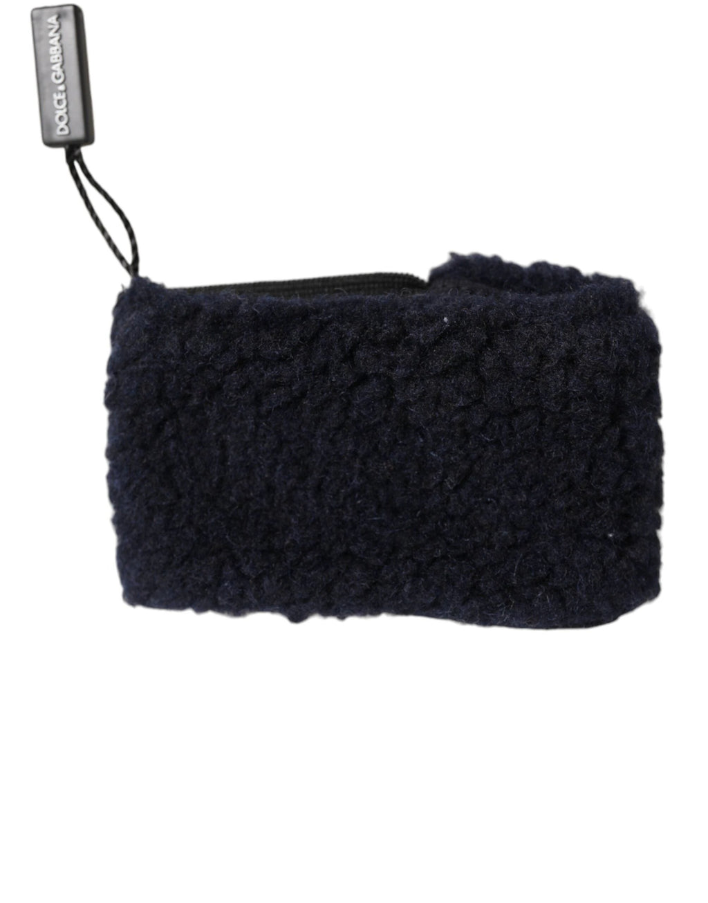 Dolce & Gabbana Black Wool Knitted Sweatbands Men Wristband by Dolce & Gabbana