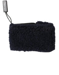 Dolce & Gabbana Black Wool Knitted Sweatbands Men Wristband by Dolce & Gabbana