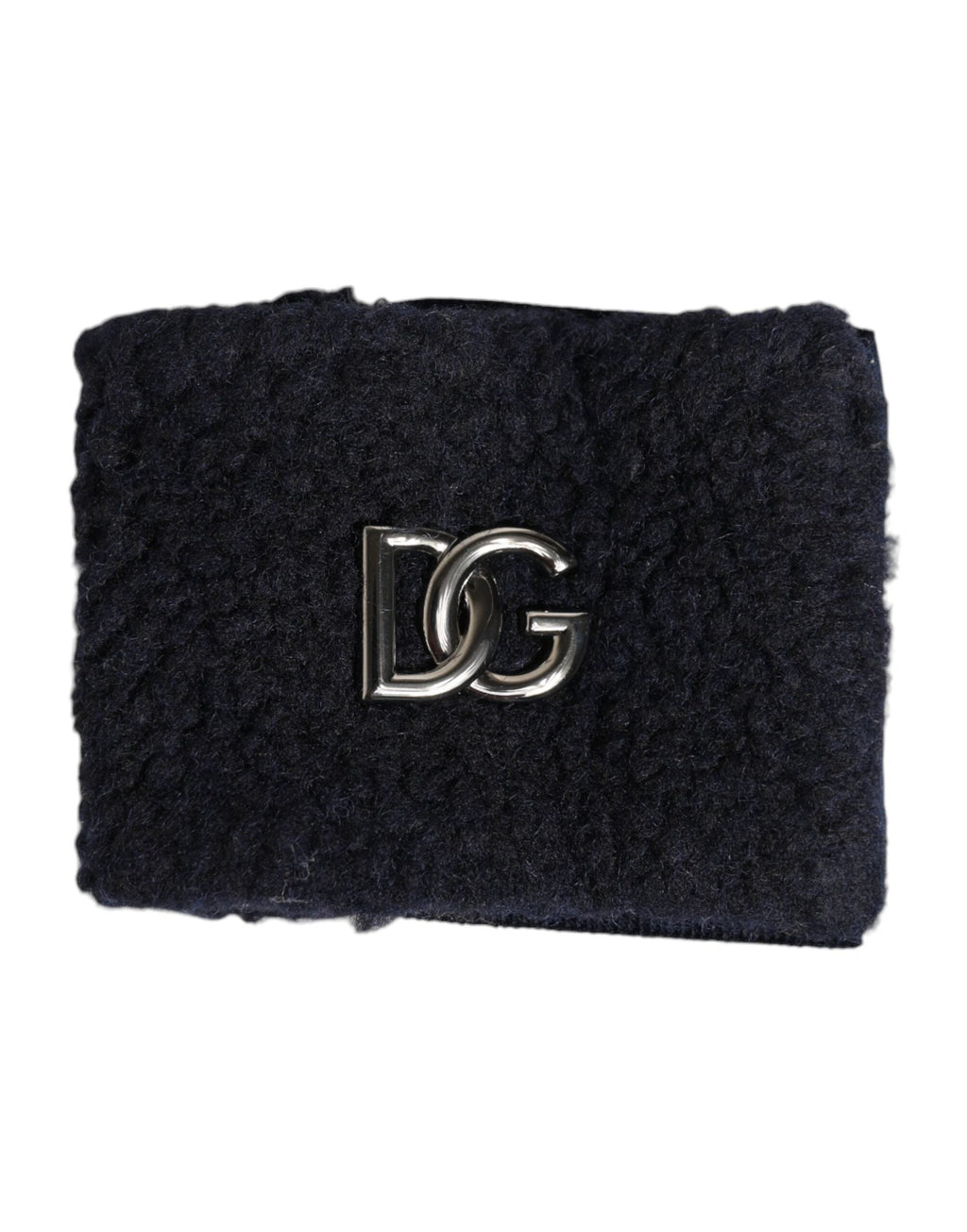 Dolce & Gabbana Black Polyester Logo Plaque Men One Size Wristband by Dolce & Gabbana