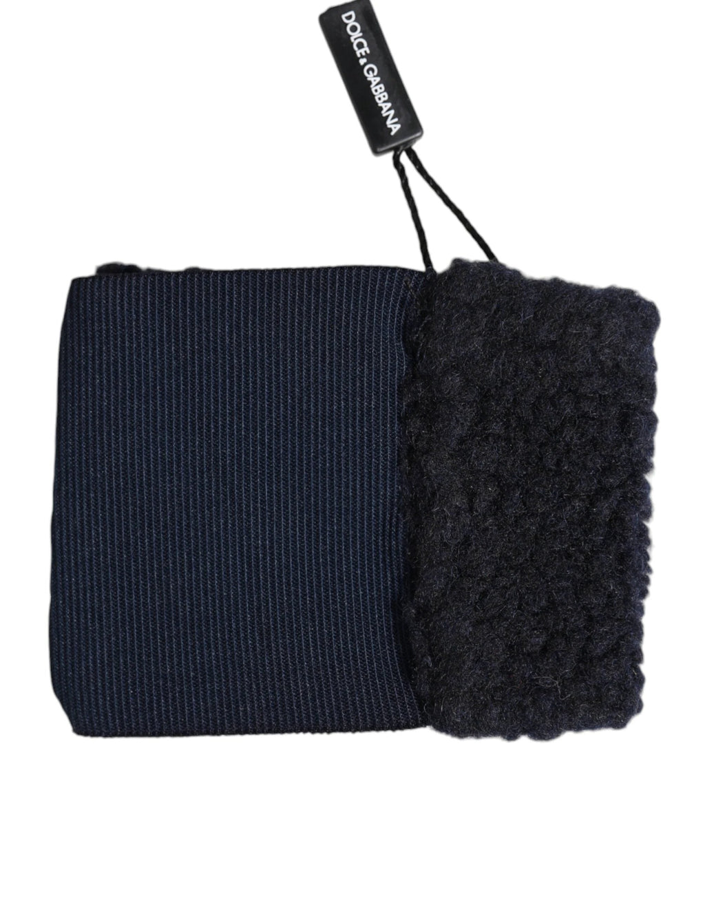 Dolce & Gabbana Black Polyester Logo Plaque Men One Size Wristband by Dolce & Gabbana