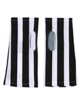 Dolce & Gabbana Black White Nylon Fingerless Wrist Length Gloves by Dolce & Gabbana