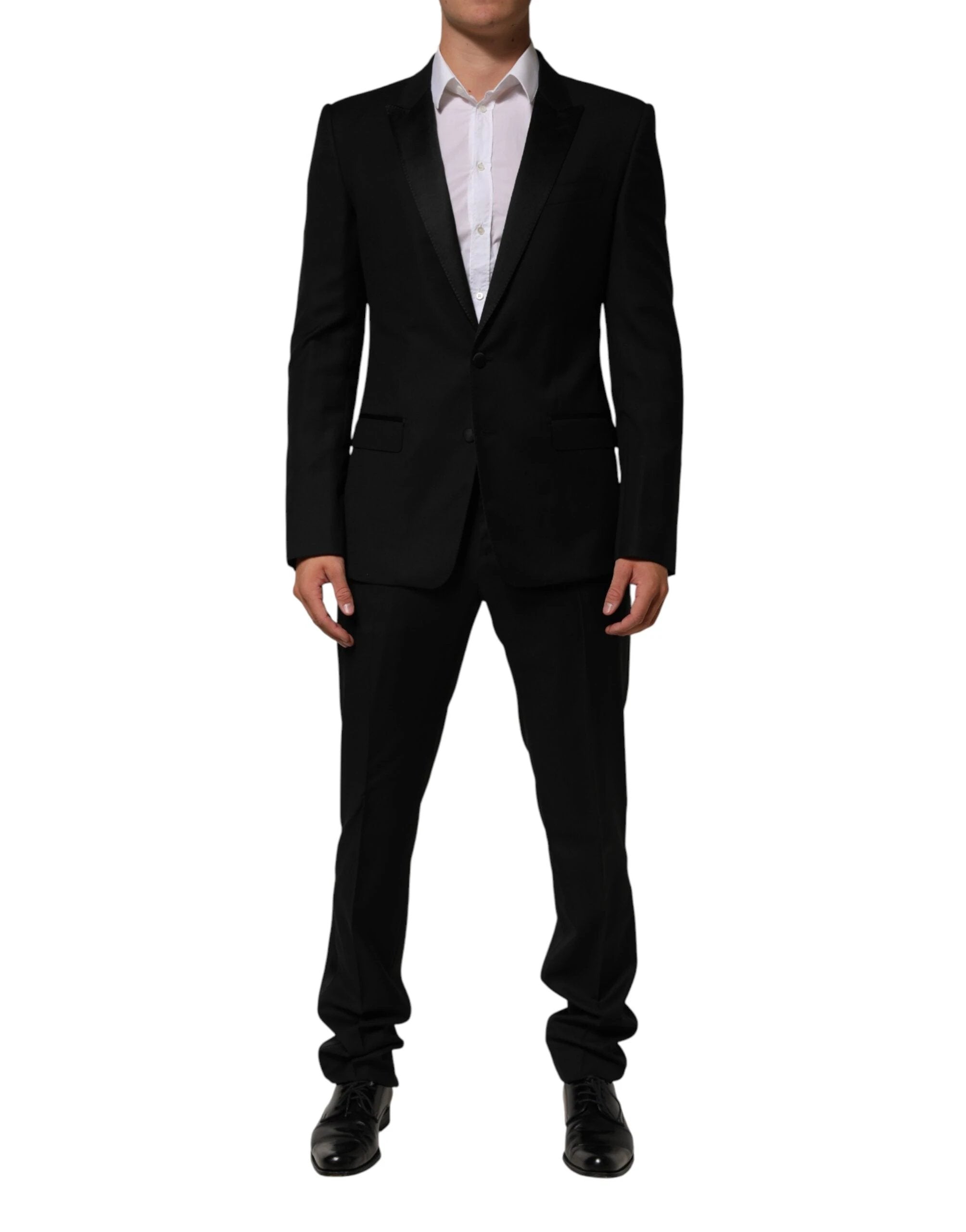 Dolce & Gabbana Black 2 Buttons Jacket Formal 2 Piece Suit by Dolce & Gabbana
